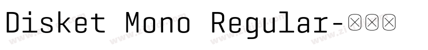 Disket Mono Regular字体转换